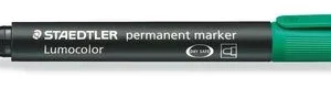 Staedtler Lumocolor Permanent Marker Green Bullet (10) 352-5 Markers | First Class Office Online Store