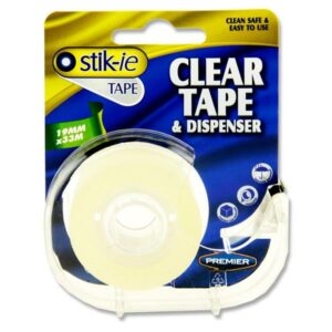 Stik-ie Clear Tape & Dispenser 19354 Tape | First Class Office Online Store 2