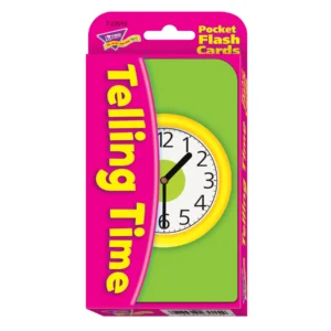 Trend Telling Time Cards Flash Card Games | First Class Office Online Store