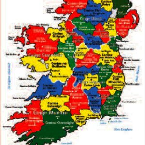 Map of Ireland (Gaeilge) Gaeilge | First Class Office Online Store
