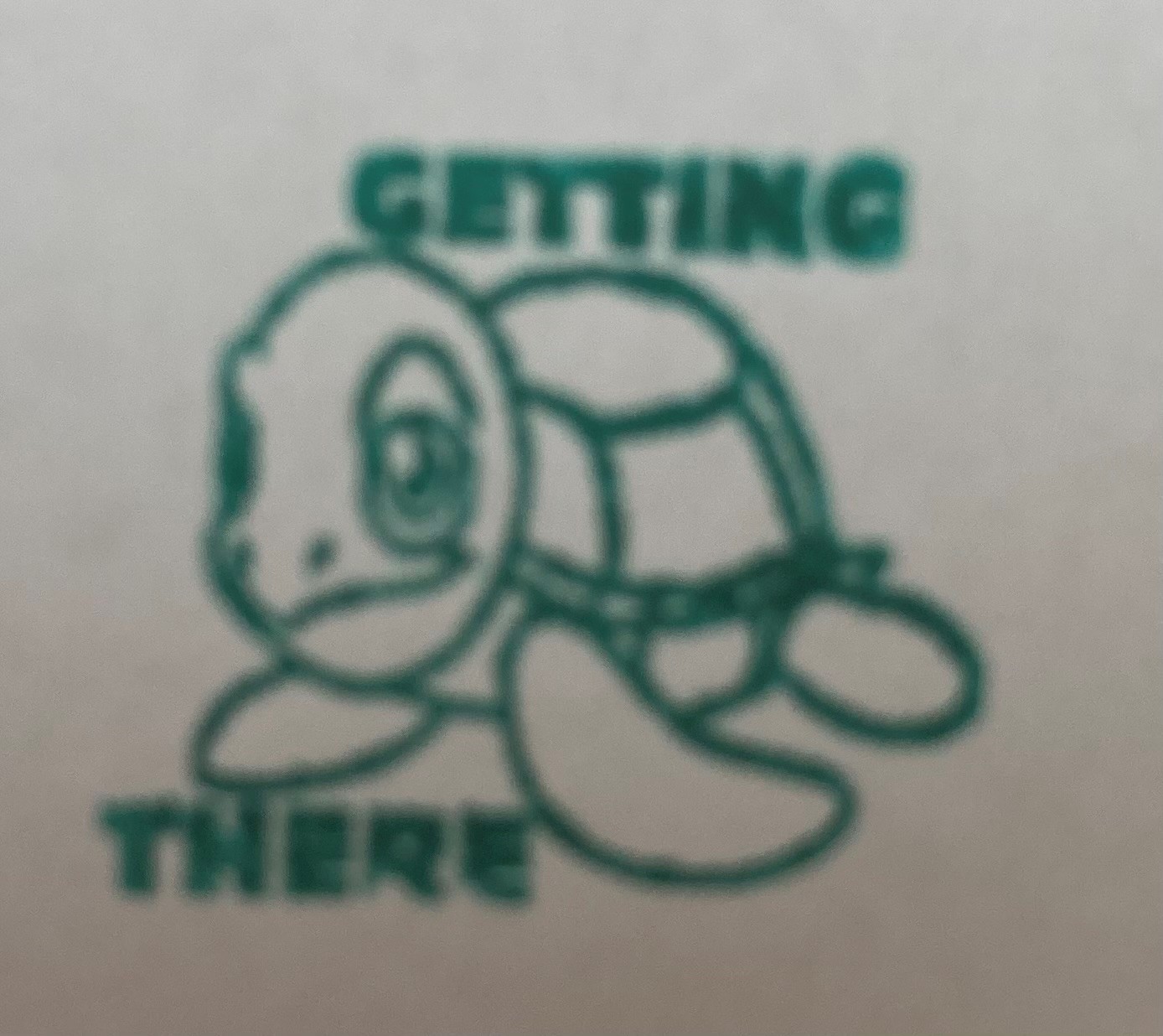 Trodat Getting There Stamp