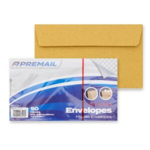 Premail Bre Manilla Peel & Seal Envelopes (50) Bre | First Class Office Online Store
