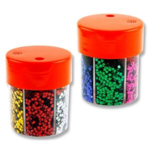 Glitter Stars Mini Sequin Shaker 6 Way Arts and Crafts | First Class Office Online Store