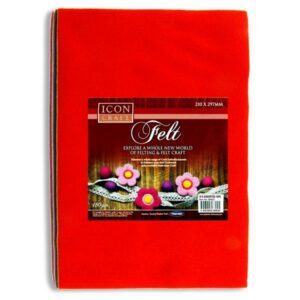 A4 Felt Sheets 10pk Arts and Crafts | First Class Office Online Store