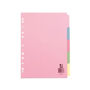Q Connect Dividers 5 Part KF26081 Dividers | First Class Office Online Store