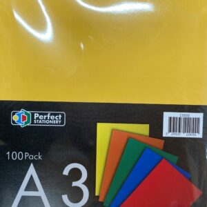 Perfect Stationery A3 80gsm Assorted Bold Paper (100) Coloured Paper A3 | First Class Office Online Store