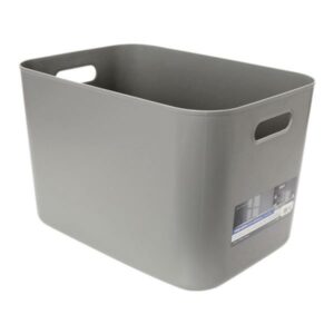 Grey Rubber Storage Box 22L Storage Boxes | First Class Office Online Store