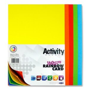 Premier A2 160gsm Assorted Rainbow Card (100) A2 Card | First Class Office Online Store