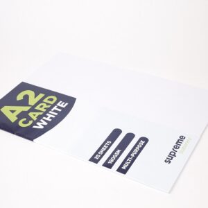 Supreme A2 180gsm White Card (25) A2 Card | First Class Office Online Store