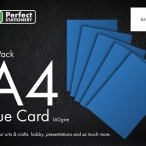 Perfect Stationery A4 160gsm Blue Card (50) A4 Card Small Packs | First Class Office Online Store