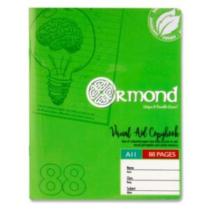 Ormond A11 88pg Visual Aid Durable Cover Green Copy Copybooks | First Class Office Online Store