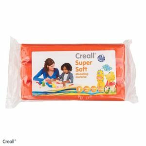 Creall Super Soft Modelling Material 500g – Orange Plasticine | First Class Office Online Store