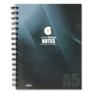 Student Solutions A5 200pg Wiro Notebook Notebooks | First Class Office Online Store