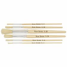 Major Hog Paintbrush Round Assorted Sizes (6) Active Play | First Class Office Online Store