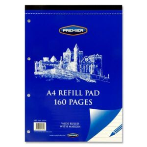 Premier A4 160pg Refill Pad Office Stationery | First Class Office Online Store