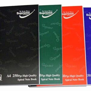 Supreme A4 250pg Spiral Notebook Notebooks | First Class Office Online Store 2