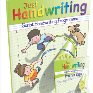 Just Handwriting SCRIPT 1st Class + Practice Copy English | First Class Office Online Store