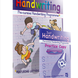 Just Handwriting Pre-Cursive Senior Infants + Practice Copy English | First Class Office Online Store