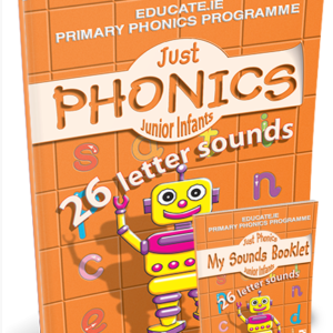 Just Phonics Junior Infants 1 (26 Letter Sounds) + Sounds Booklet Alphabet | First Class Office Online Store