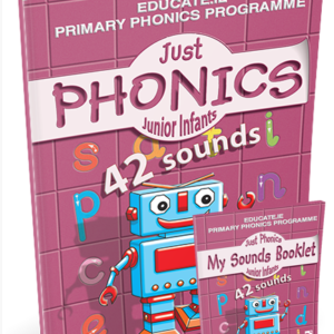 Just Phonics Junior Infants 2 (42 Sounds) + Sounds Booklet English | First Class Office Online Store