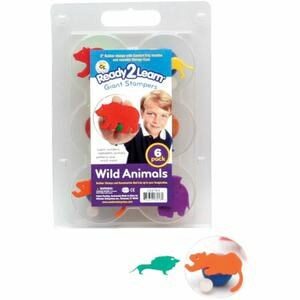 Ready2Learn Giant Wild Animal Stampers (6) Active Play | First Class Office Online Store