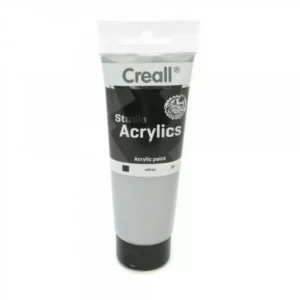 Creall Acrylic Paint 120ml Silver Creall Acrylic Paint | First Class Office Online Store