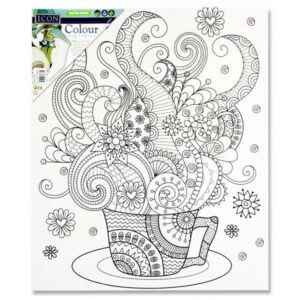 Icon 300x250mm Colour My Canvas – Coffee Arts and Crafts | First Class Office Online Store