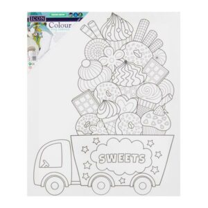 Icon 300x250mm Colour My Canvas – Sweet Truck Arts and Crafts | First Class Office Online Store