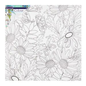 Icon 300x300mm Colour My Canvas – Daisy Flower Arts and Crafts | First Class Office Online Store