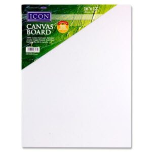 Icon Canvas Board 265gm2 – 16″x12″ Arts and Crafts | First Class Office Online Store