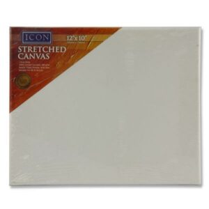 Icon Stretched Canvas 380gm2 – 12″x10″ Arts and Crafts | First Class Office Online Store