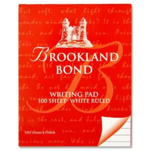 Brookland Bond Writing Pad – White Ruled Copybooks | First Class Office Online Store