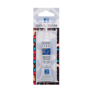 Cern Couleurs Glass Paint Outliner – Silver Paint | First Class Office Online Store