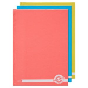 Premto A5 Neon 160pg Hardcover Notebook SINGLE A5 | First Class Office Online Store