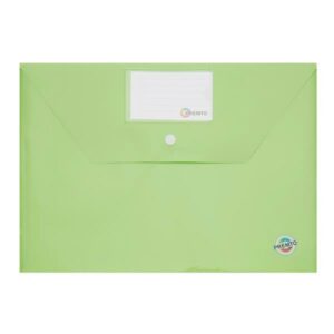 Premto A4 Button Wallet – Caterpillar Green A4 | First Class Office Online Store