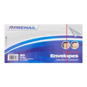 Premail DL Brown Envelopes (50) DL | First Class Office Online Store