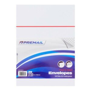 Premail C5 White Envelopes (25) C5 | First Class Office Online Store