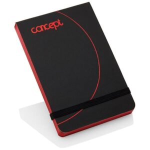 Concept A7 192pg Little Black Notebook SINGLE Notebooks | First Class Office Online Store