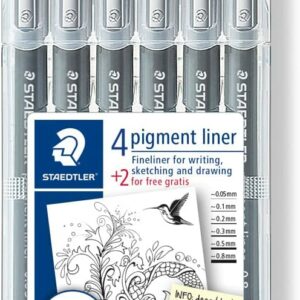 Staedtler Pigment Fineliners (4+2) Pens | First Class Office Online Store