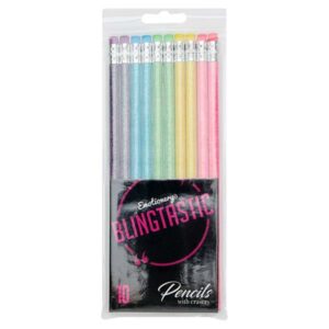 Blingtastic HB Pencils with Erasers (10) Pencils | First Class Office Online Store 2