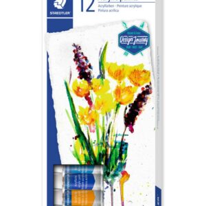 Staedtler Acrylic Paints 12 x 12ml Acrylic Paint | First Class Office Online Store