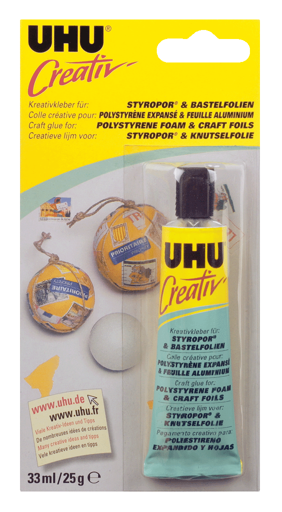 UHU Creativ Polystyrene Glue 33ml/25g – First Class Office