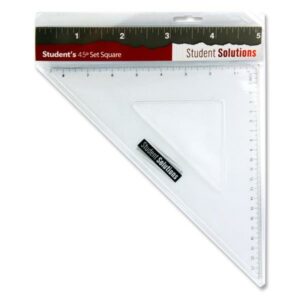 Student Solutions 45° Set Square Construction Studies | First Class Office Online Store