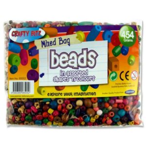 Mixed Bag of Wooden Beads Active Play | First Class Office Online Store