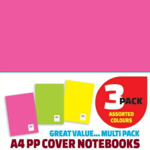 Eolas A4 Neon 120pg Manuscript Book (3) Copybooks | First Class Office Online Store