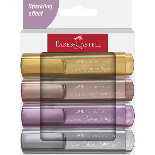 Faber Castell TL 46 Metallic Highlighters (4)