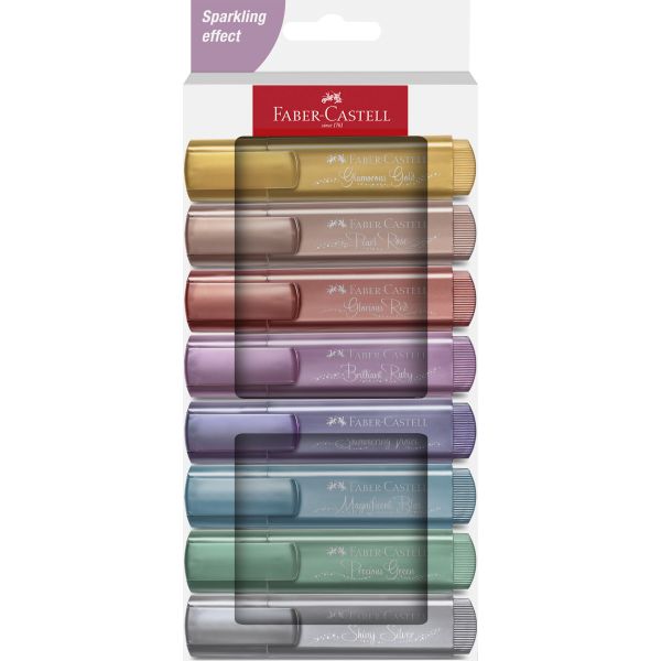 Faber Castell TL 46 Metallic Highlighters (6+2)