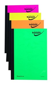 Supreme A4 Neon Assorted 160pg Hardcover Notebook (5) A4 | First Class Office Online Store