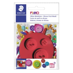 Fimo Silicone Push Mould – Buttons Active Play | First Class Office Online Store