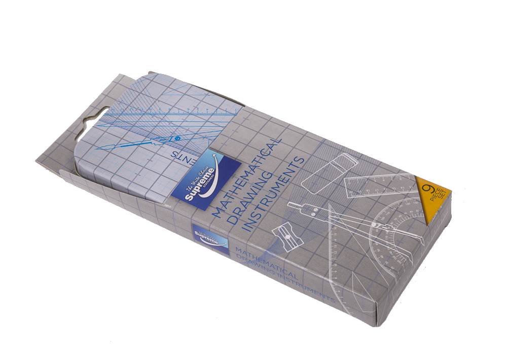 Supreme Mathematical Drawing Instruments - Blue